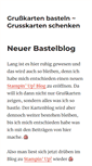Mobile Screenshot of kartenblog.de